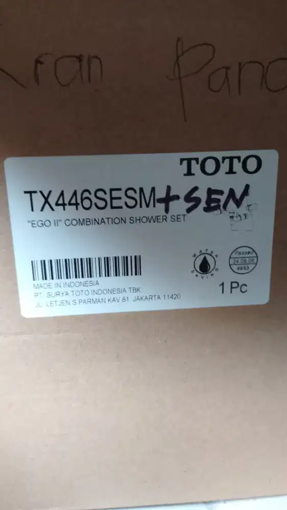 KRAN SHOWER MERK TOTO TX 446 SESM