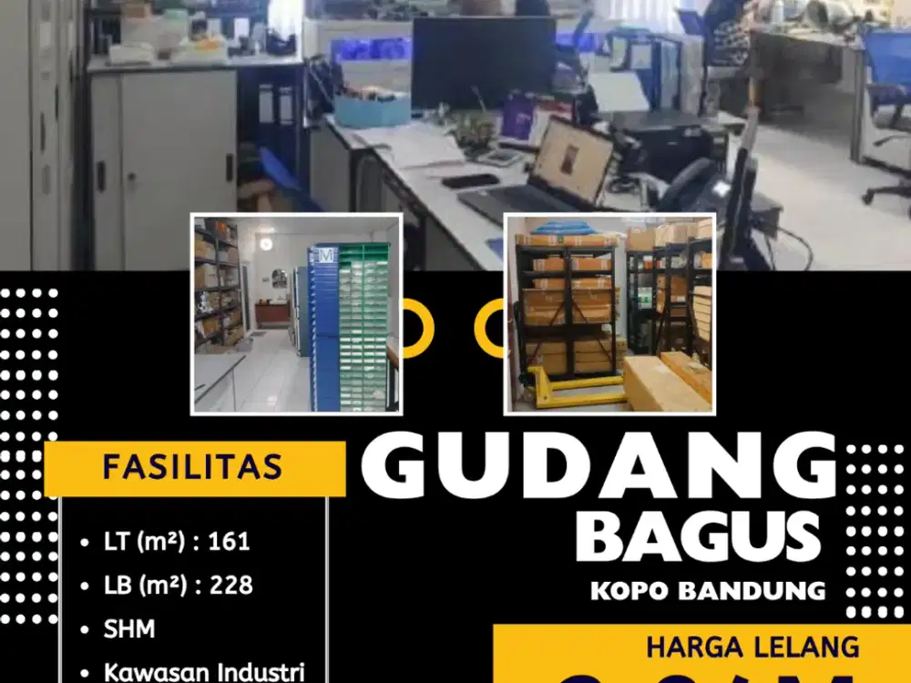 Murah!! Gudang/Kantor Bagus di Kopo, Bandung