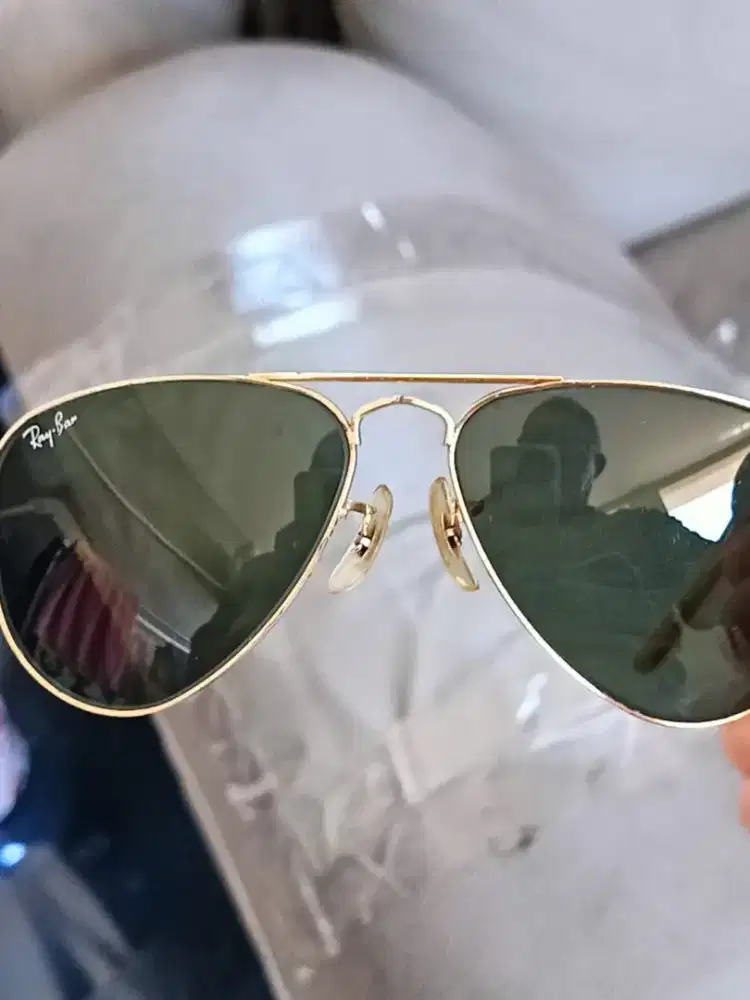 BU JUAL KACAMATA RAY BAN USA KEADAAN BAGUS LENSA HIJAU UK 52