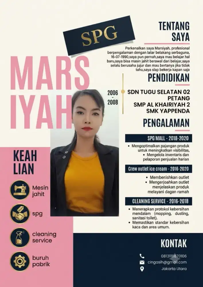 Saya mencari pekerjaan