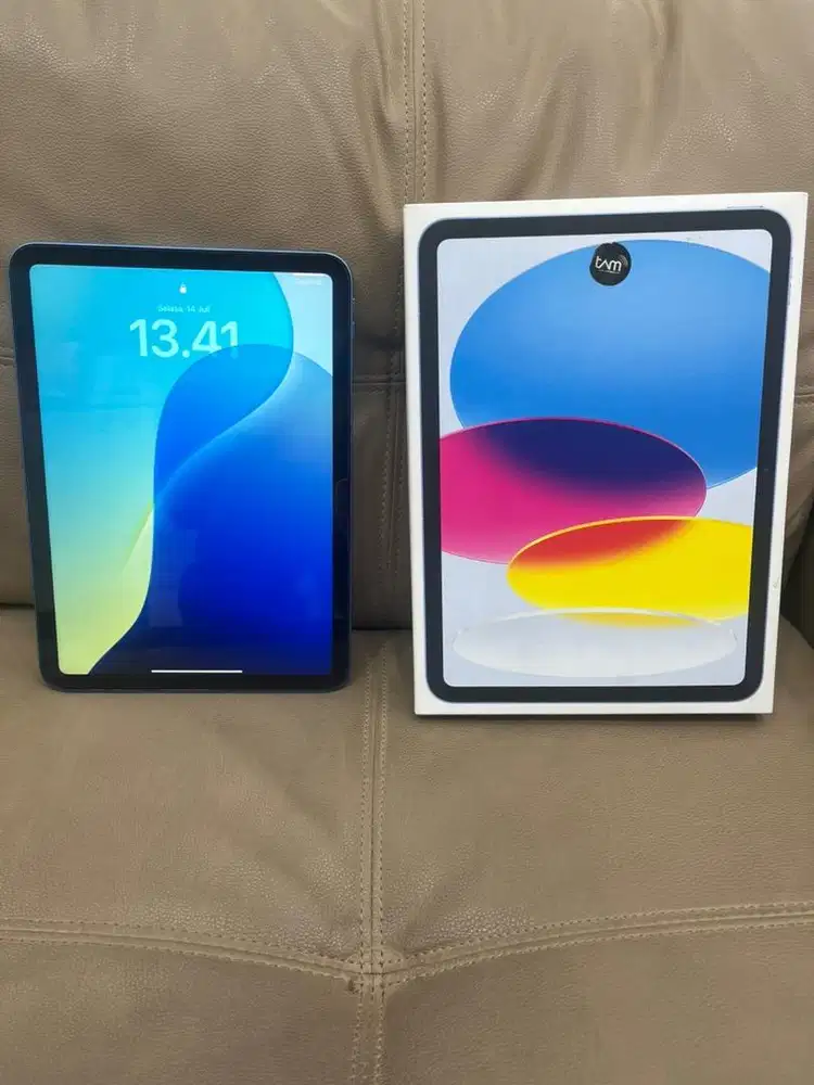 IPAD GEN 10 64GB IBOX BIRU LIKE NEW NO MINUS