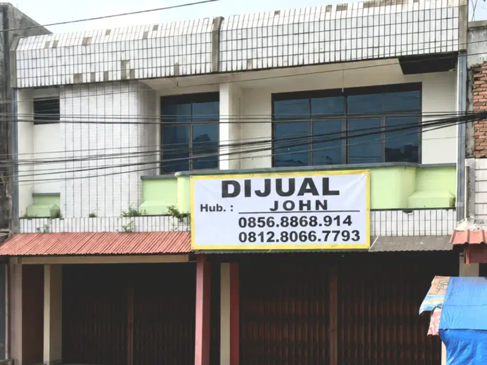 Ruko Strategis Lebar 10m di Depan Pasar Johar Karawang