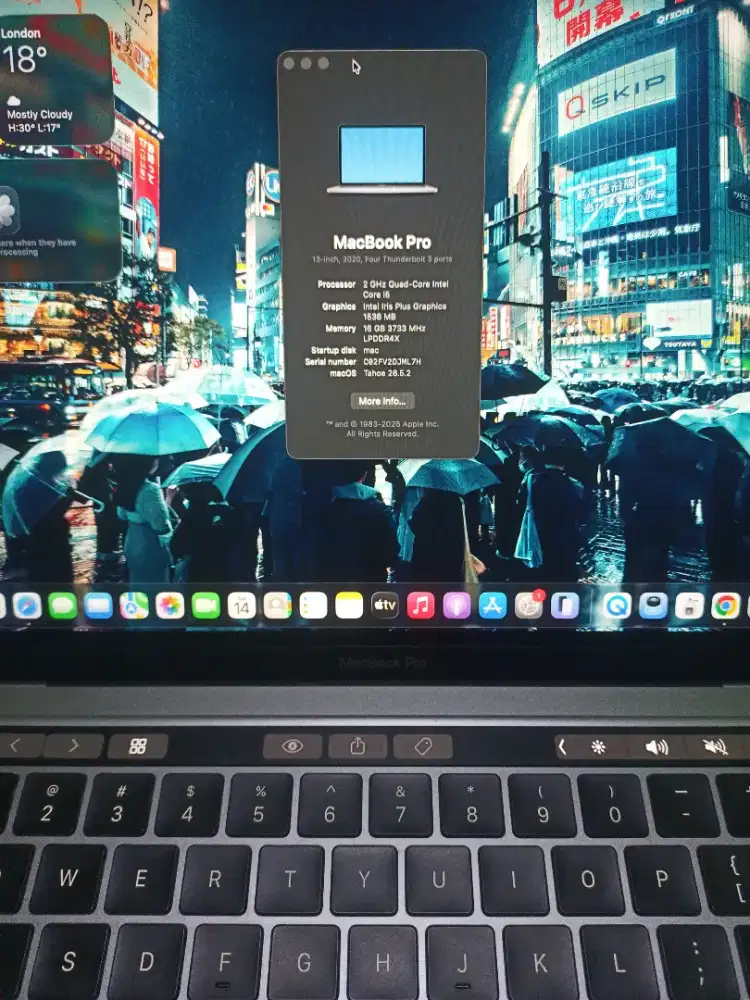 MACBOOK PRO 2020 i5 16/512