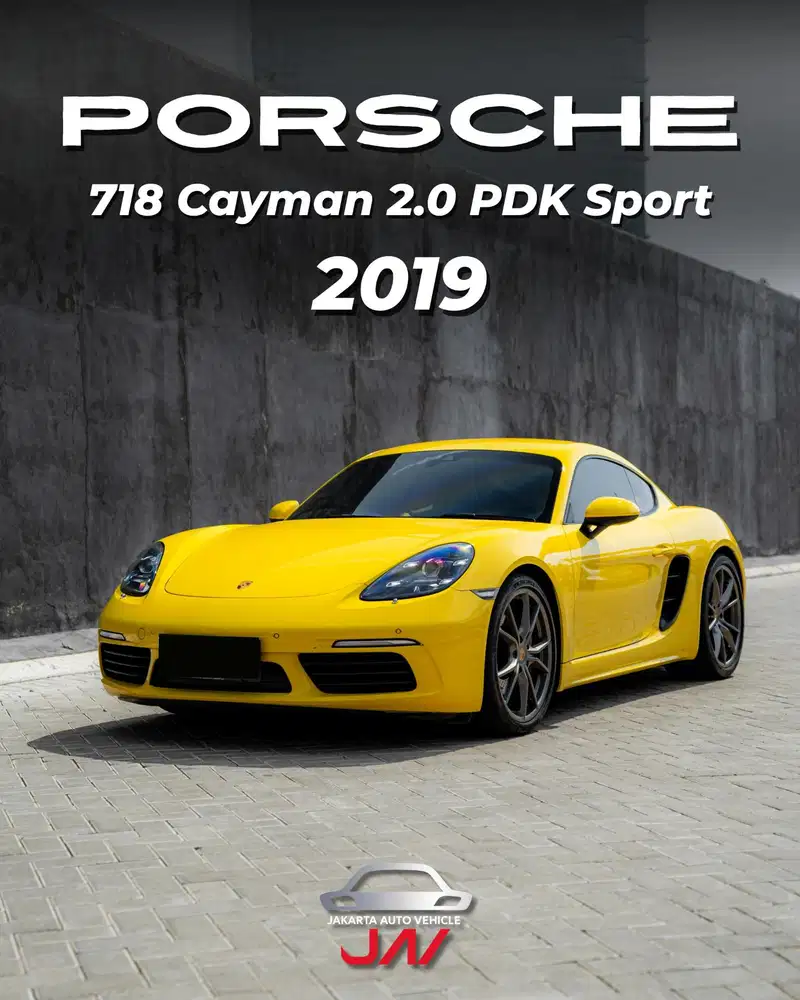 Porsche 718 Cayman 2.0 PDK Sport Chrono 2019 / LOW ODO / LIKE NEW