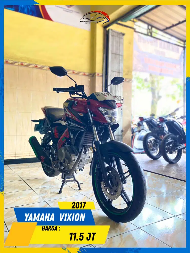 YAMAHA VIXION 2017 PLAT W GASS POLL BOSS HIKMAH MOTOR KEPUH MALANG