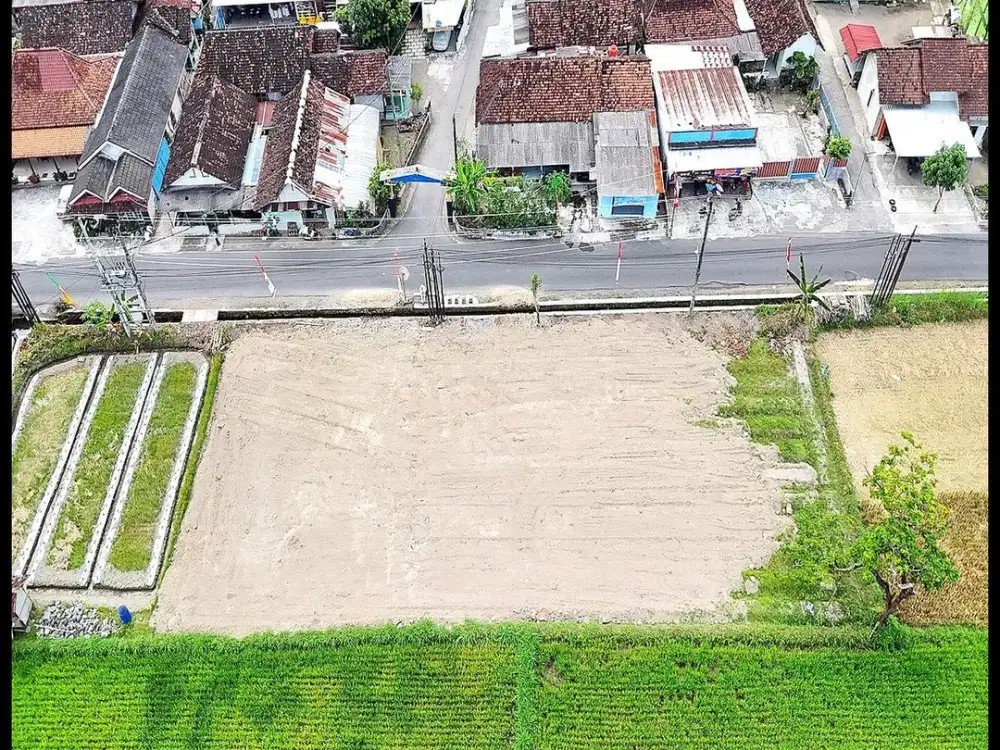 Dekat Candi Sambisari Jual Tanah Jogja di Jl. Raya Sambiroto