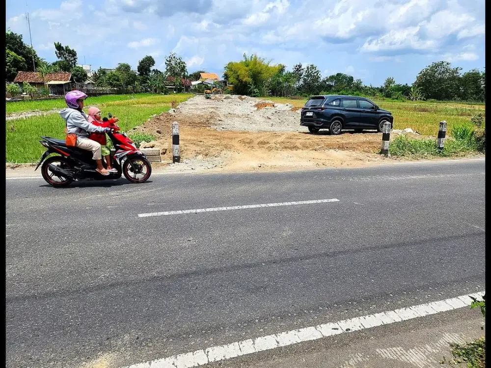 Dekat SMA N 1 Godean Dijual Tanah Sleman di Jl. Sidokarto
