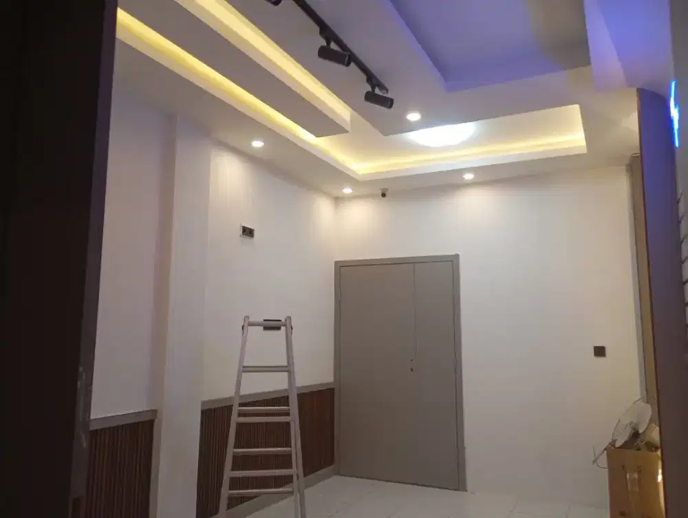Plafon gypsum dan pvc