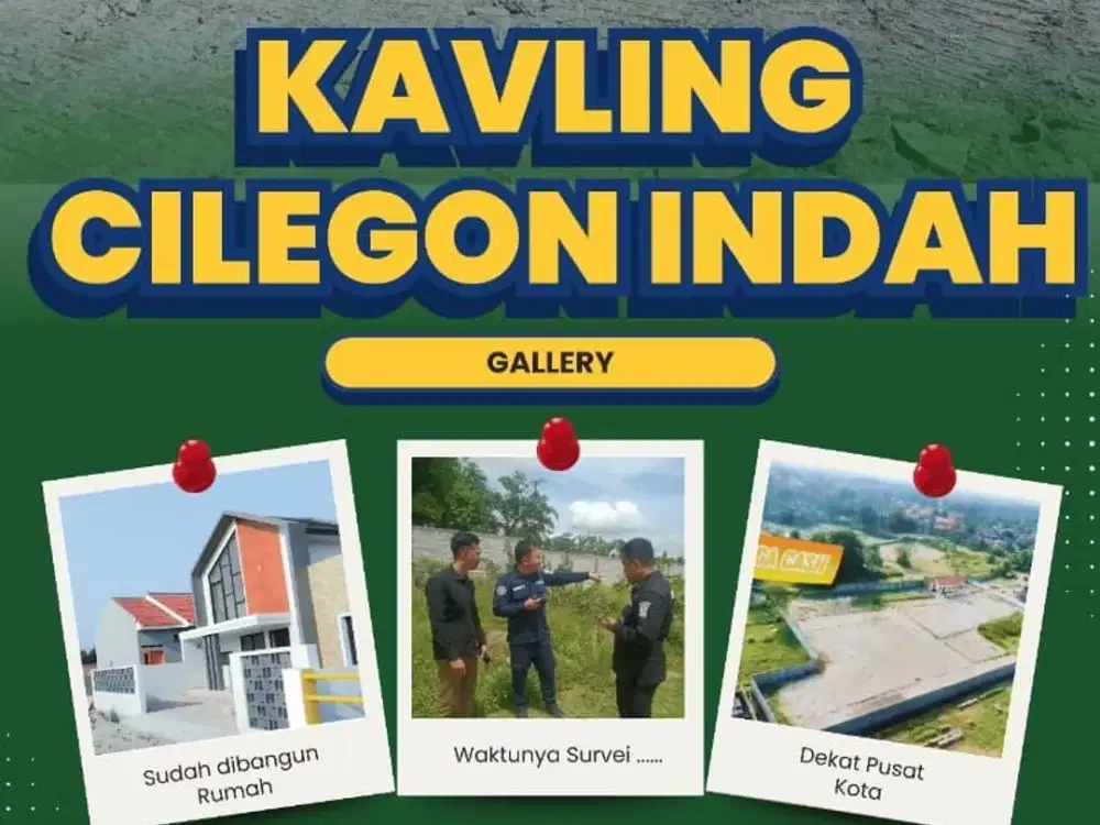 Tanah Kavling Cilegon, Dekat Taman Kota
