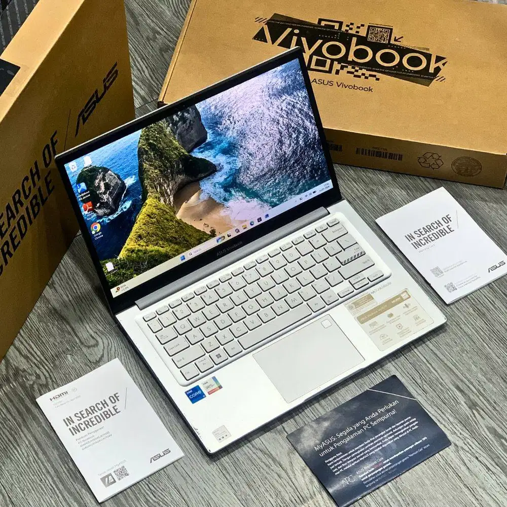 ASUS VIVOBOOK X1404ZA i5-1235U 16GB/512GB LENGKAP