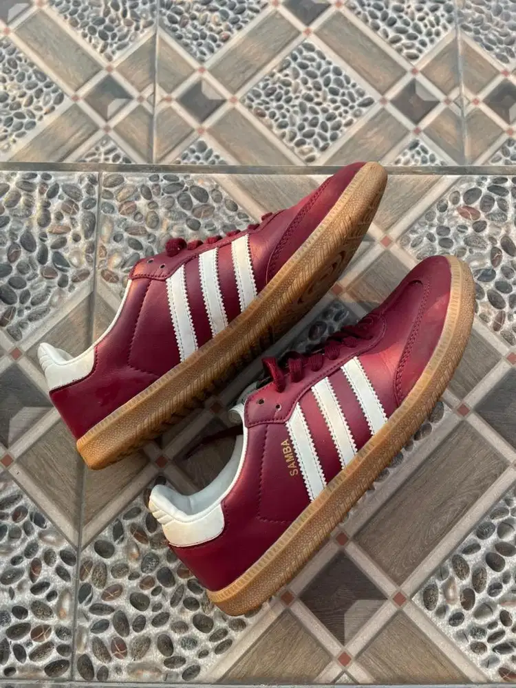 Adidas samba maroon original