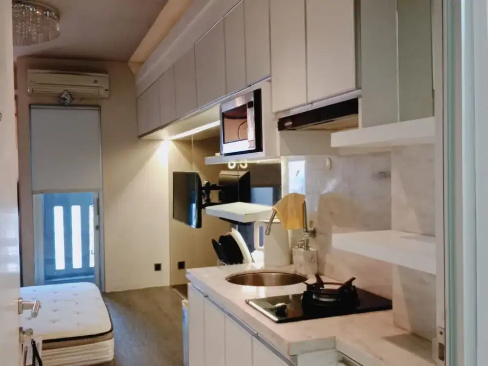 Apartemen Green Bay Pluit Studio Full Furnished Bagus Banget Loh!
