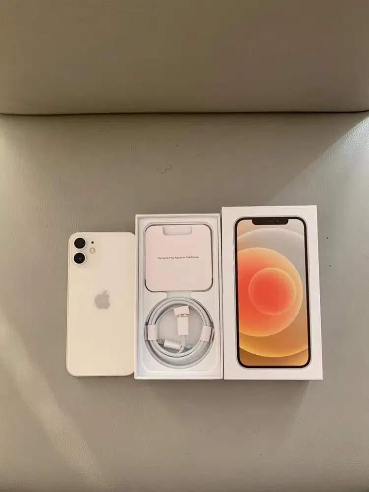 iPhone 12 Mini 64GB White Original Full Fungsi Compact & Siap Pakai