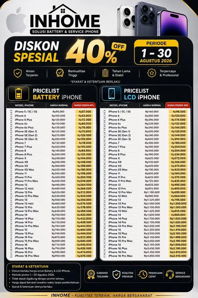Jasa servis iphone premium vvip