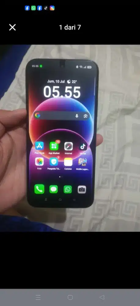 Jual oppo A6X second like new