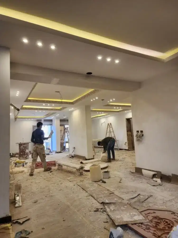 Plafon pvc + Plafon gypsum minimalis siap pasang