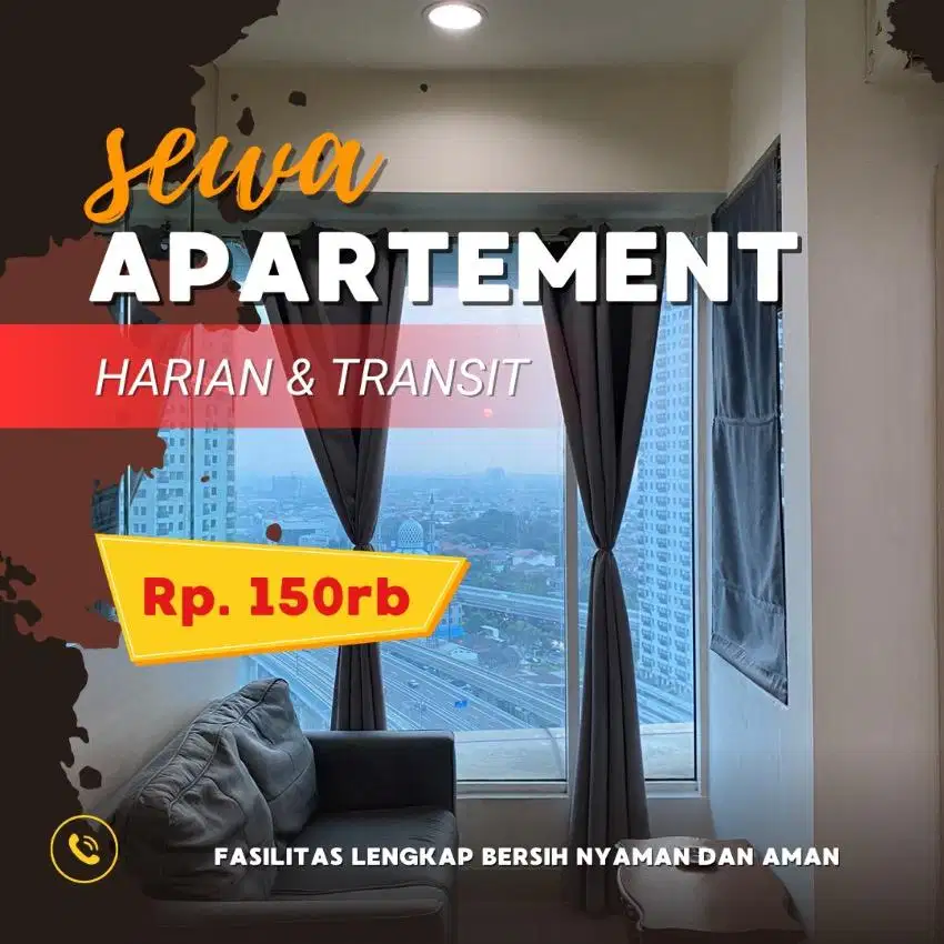 Sewa apartemen Citypark Jakarta Barat Harian/Transit Termurah