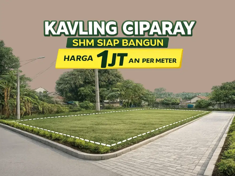 Kavling Ciparay Elok SHM Siap Bangun Harga Terjangkau