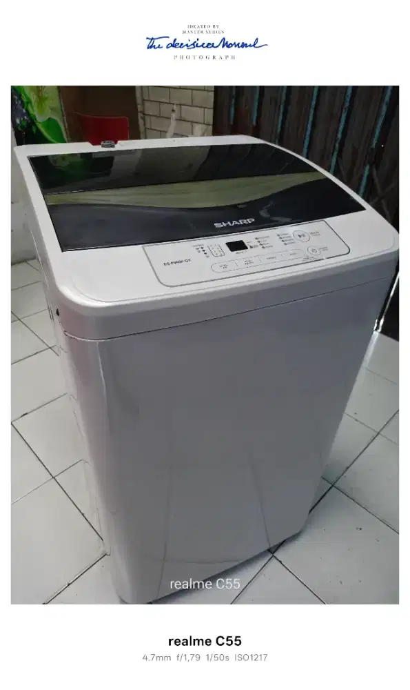 Mesin cuci sharp otomatis mulus