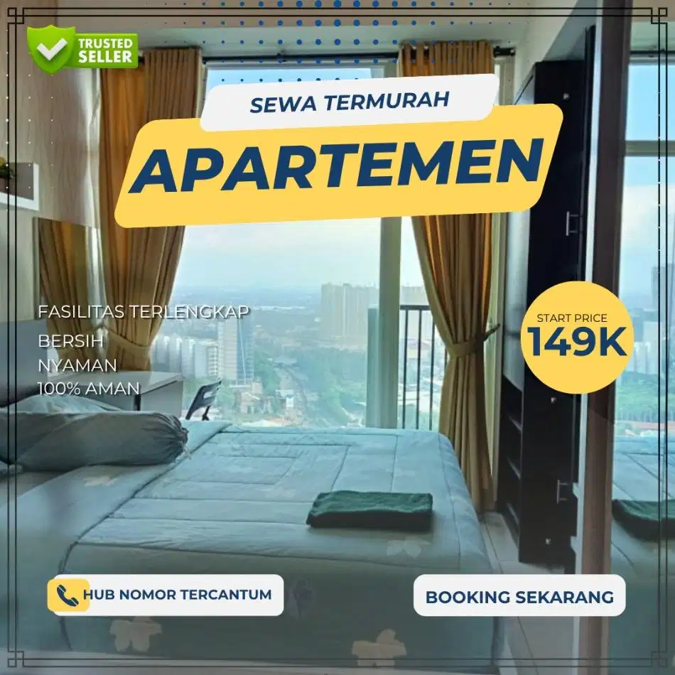 Sewa Apartemen Harian/Transit Treepark City Cikokol Tangerang Termurah