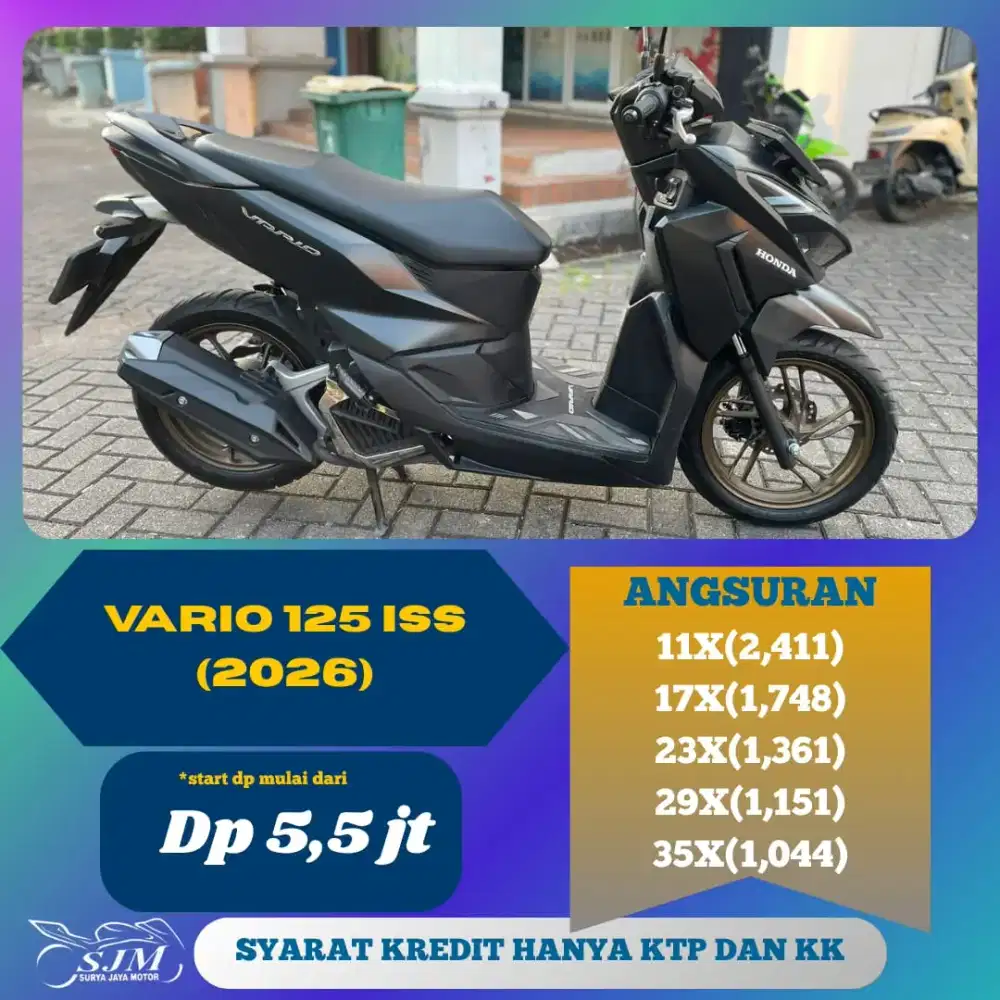 HONDA VARIO 125 CBS ISS 2026 CASH & KREDIT
