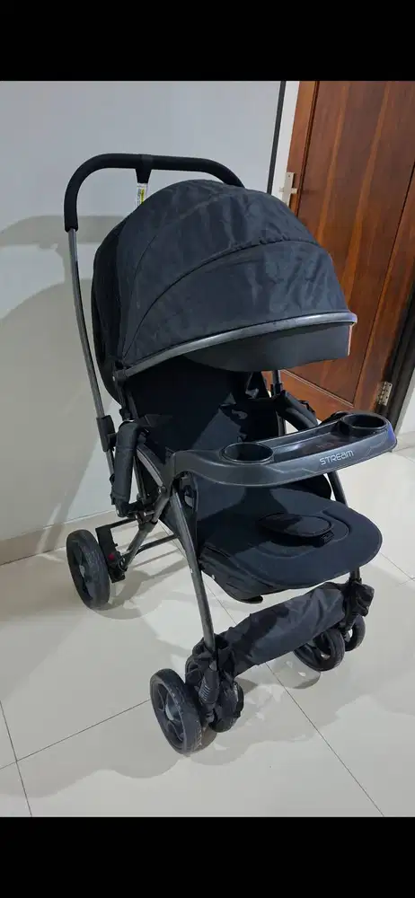 Stroller Bayi Stream Pliko Bekas