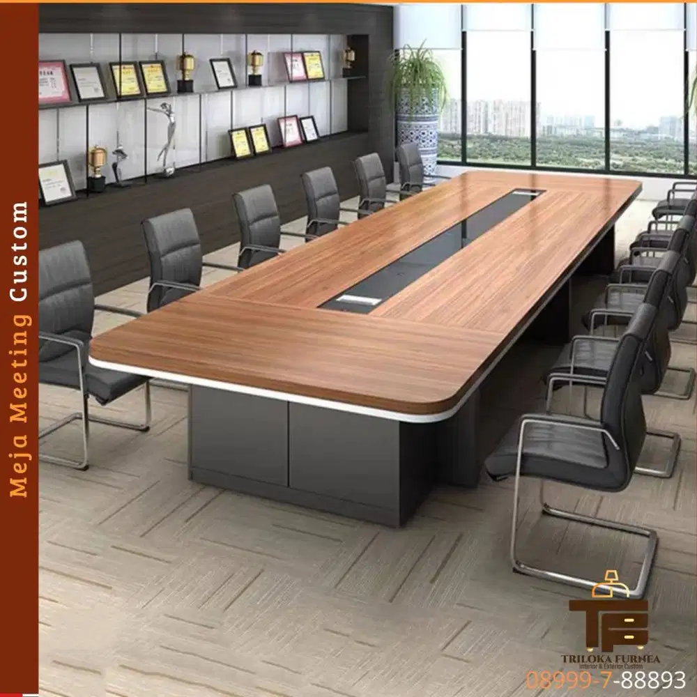 Meja meeting custom harga terbaik kualitas premium
