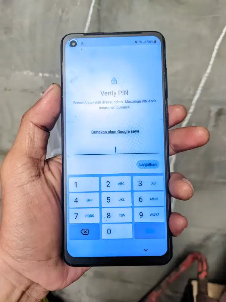 samsung a21s 6/128 akun google
