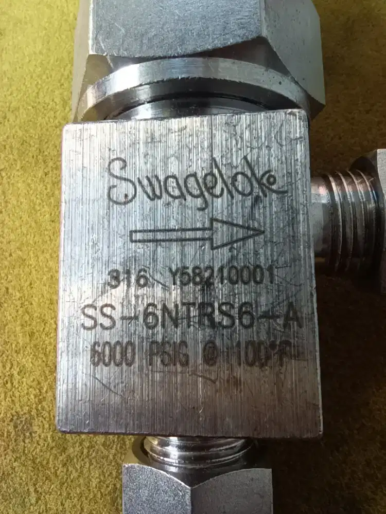 Swagelok SS-6NTRS6-A needle valve