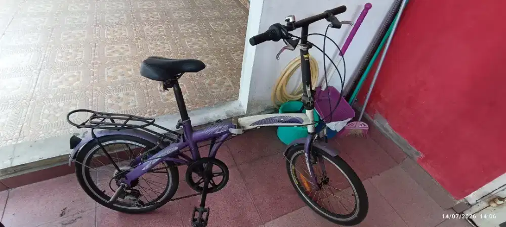 Sepeda lipat transmisi