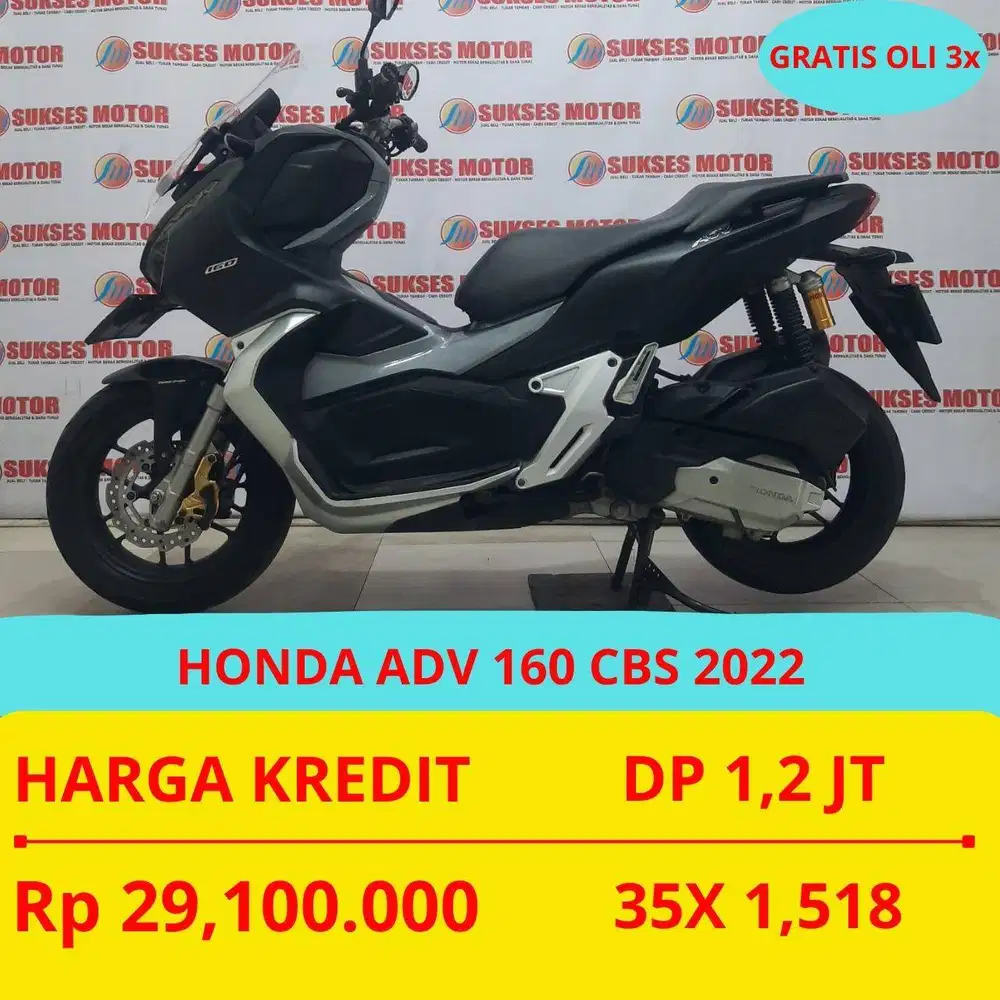 HONDA ADV 160 CBS 2022 DP MURAH 1,2 JUTA GUYS