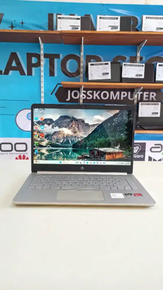 Laptop second Hp 14s-FQ1006AU Ryzen 5, Ram 8 GB