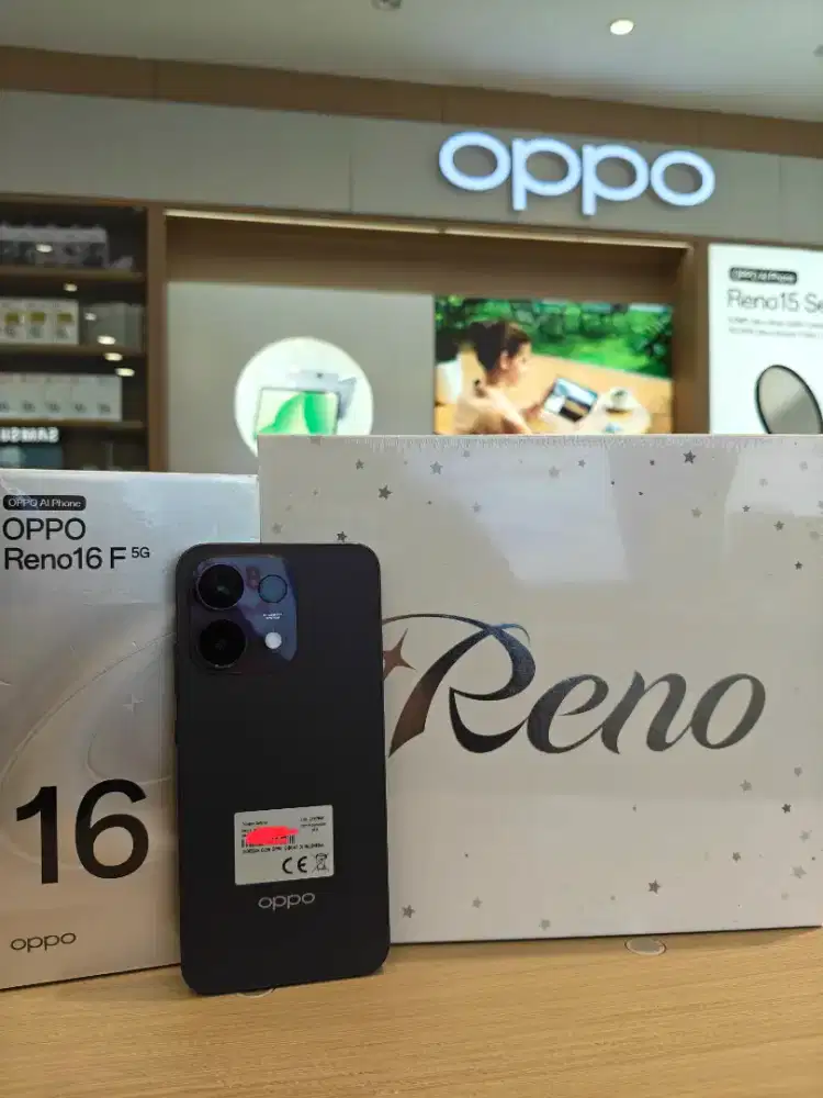 Promo spesial Oppo Reno 16F 5G free Gift 8/128
