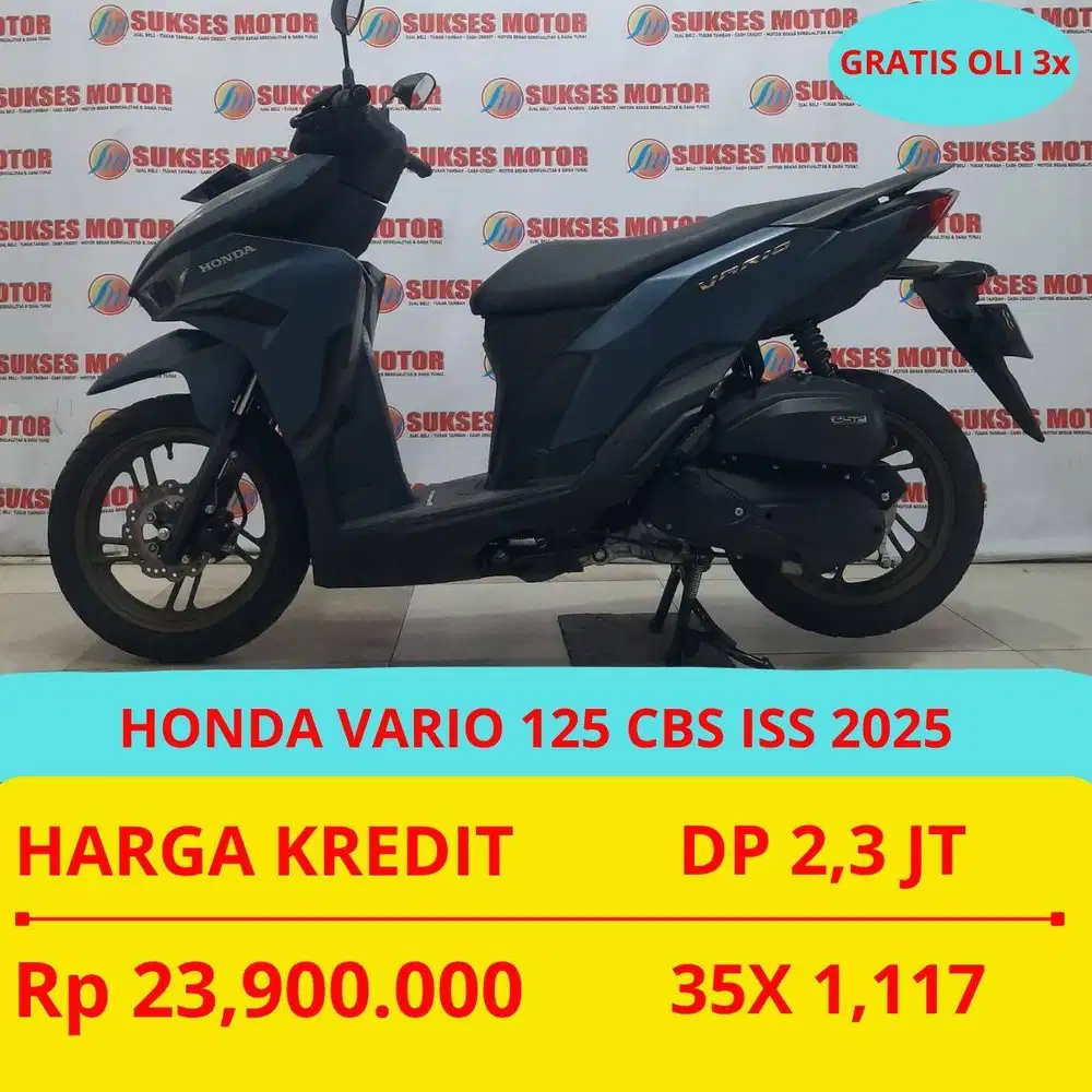 HONDA VARIO 125 CBS ISS 2025 DP MURAH 2,3 JUTA GUYS