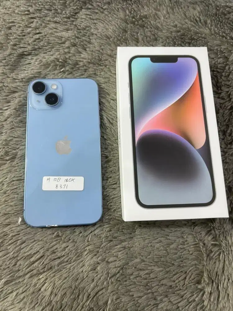 Iphone 14 128 gb ibox fullset OEM mulus