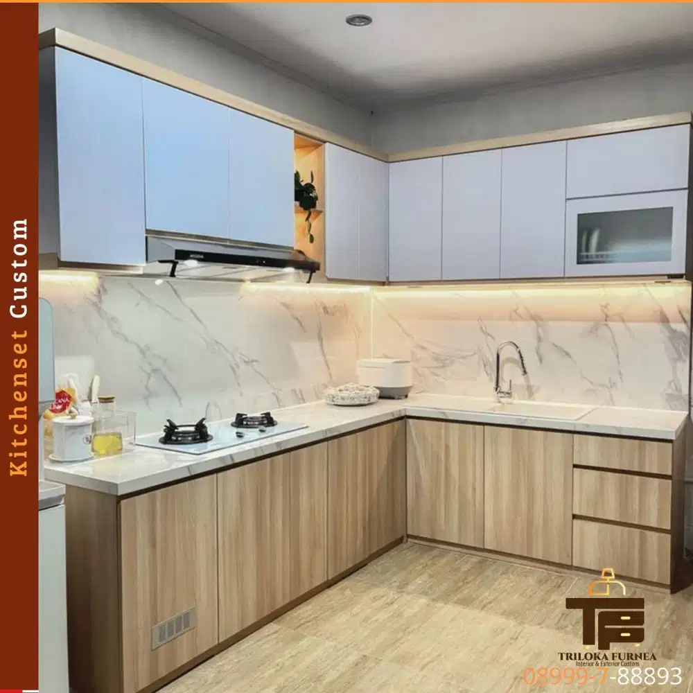 kitchenset custom bisa request desain sesuai keinginan