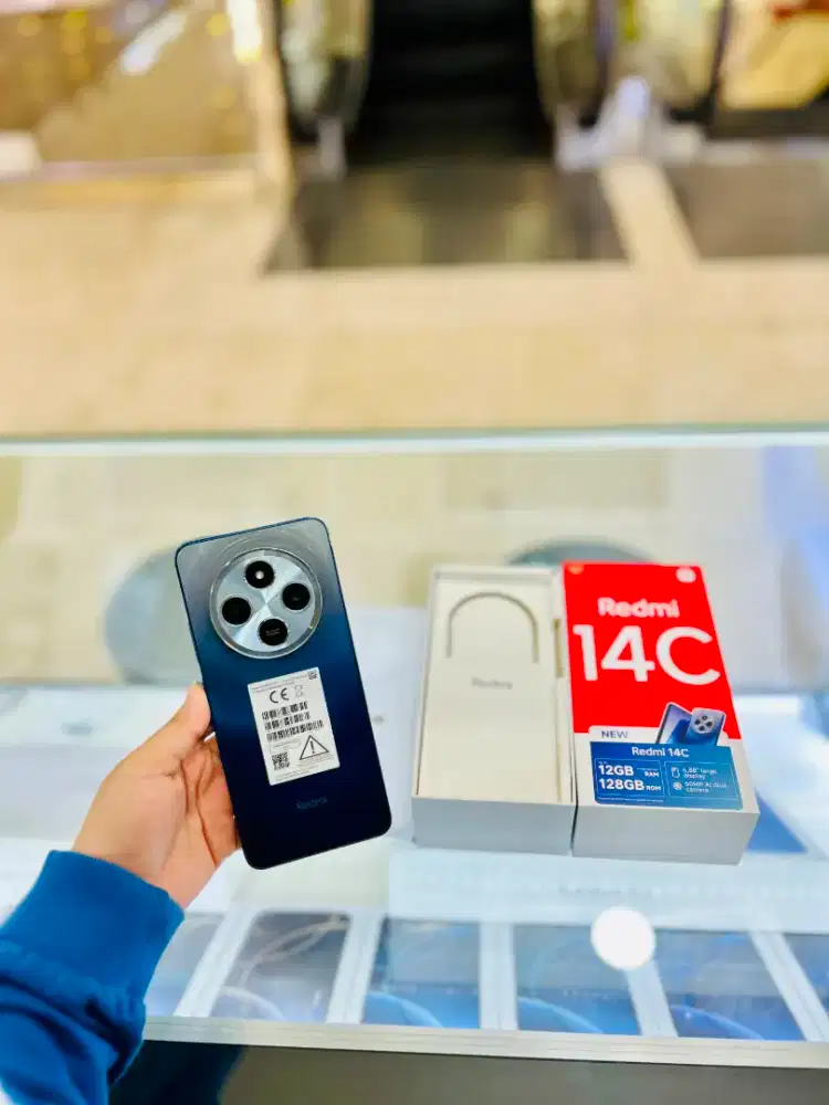 Xiaomi Redmi 14c 6/128GB Starry Blue Lengkap Fullset