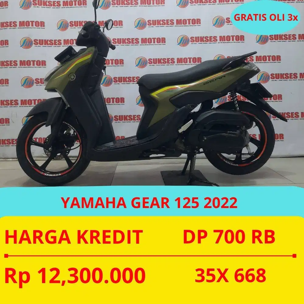 YAMAHA GEAR 125 2022 DP MURAH 700 RIBU GUYS