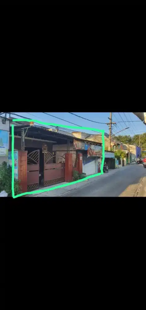 Rumah + Toko di kontrakan per tahun (minimal 2 tahun) (Harga Nego)