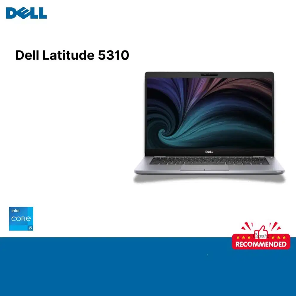 Laptop Dell 5310 i5 Gen 10 RAM 8GB SSD 256GB Layar 13 Inch *RRT
