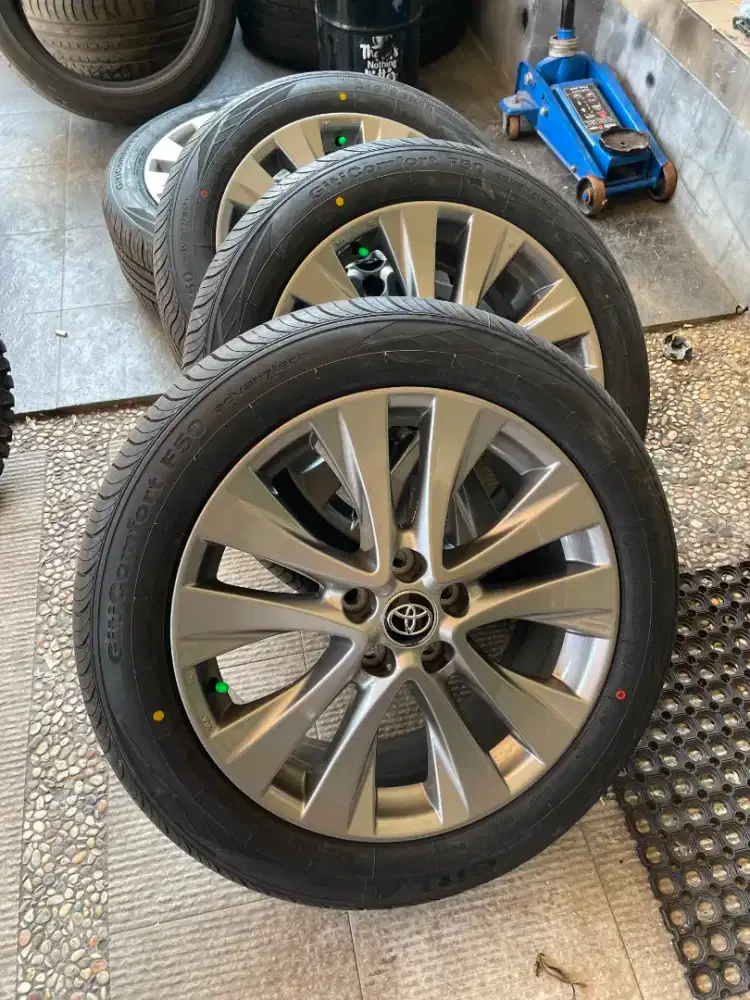 velg alphard ring 18 pcd 5x114 cocok reborn,zenix,camry,voxy,dll