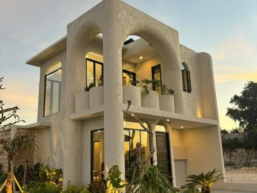 Villa Cantik Modern 3 Kamar dengan Private Pool Dijual di Jimbaran