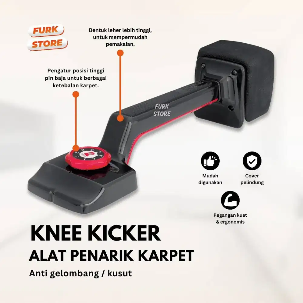 Knee Kicker CT01 – Alat Pemasang Karpet Profesional untuk Hasil Lebih