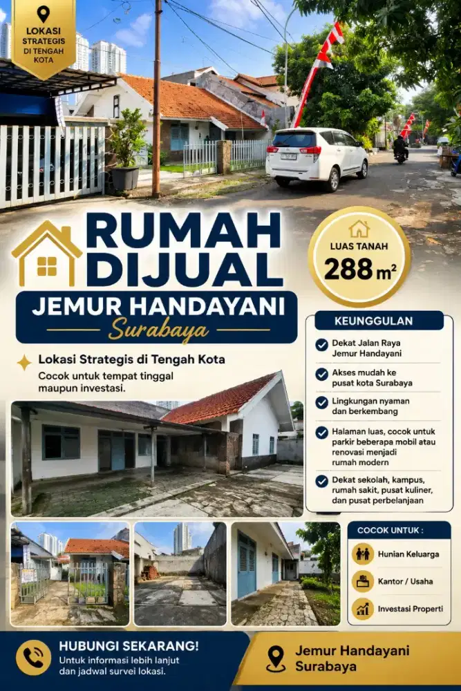 Dijual Cepat dekat dengan pusat kota
