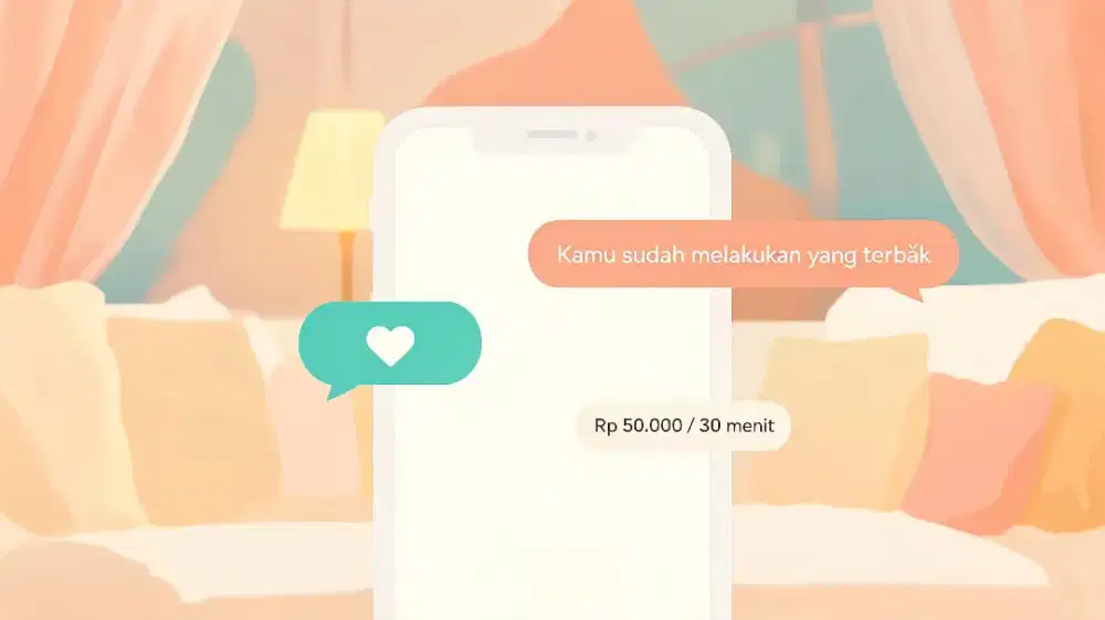 Sesi curhat via WA/Telegram - Pendengar Empatik, Privat