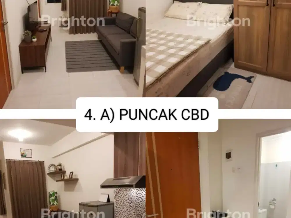 APARTMENT PUNCAK CBD FULL FURNISH LOKASI STRATEGIS SURABAYA BARAT