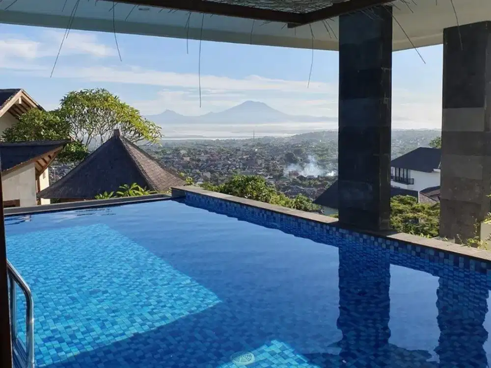 Villa 4 Bedroom For Sale, at Jimbaran with Panoramic Ocean & Mountain Views