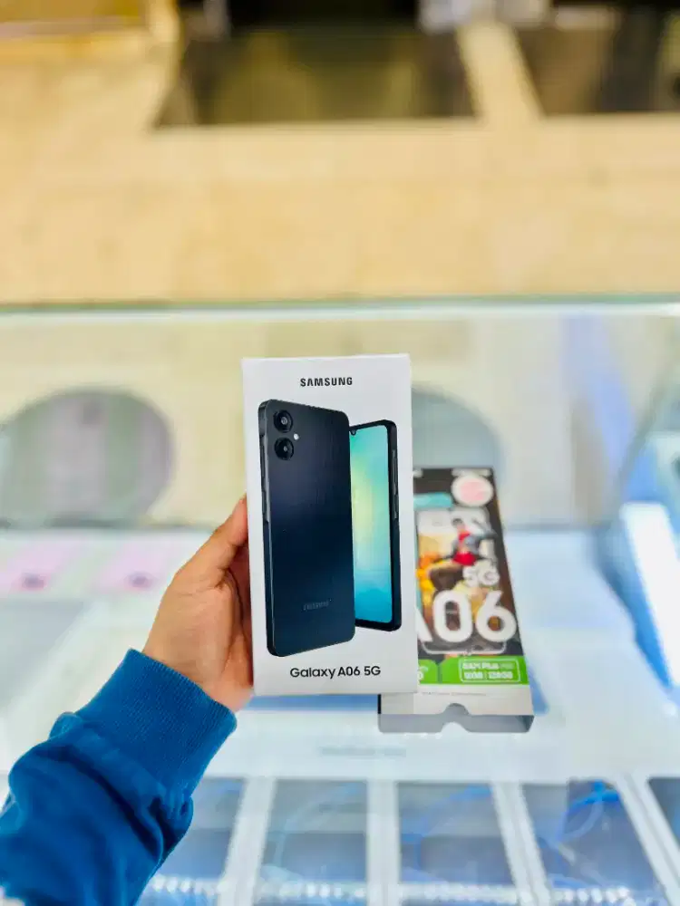 Samsung Galaxy A06 6/128GB 5G warna Black ex Sein resmi lengkap