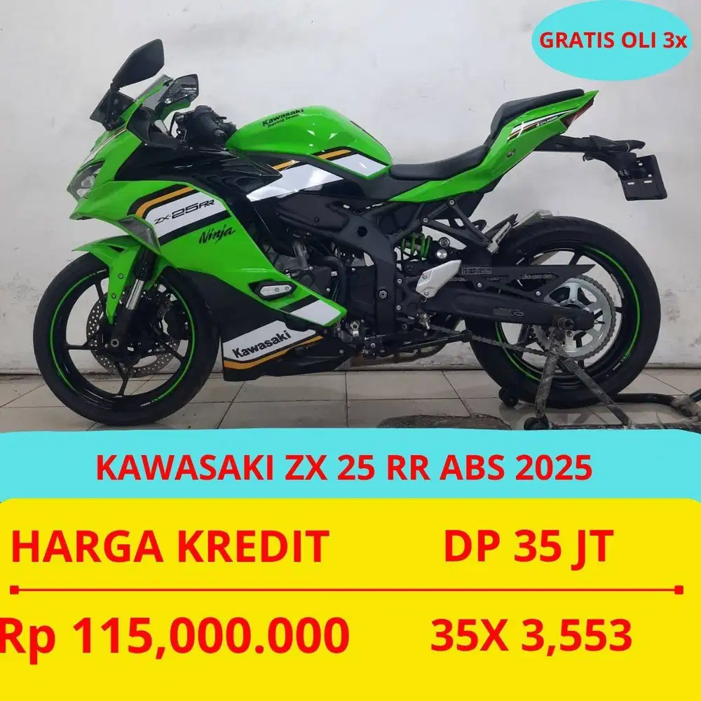 KAWASAKI ZX 25RR ABS 2025 DP 35 JUTA GUYSSS