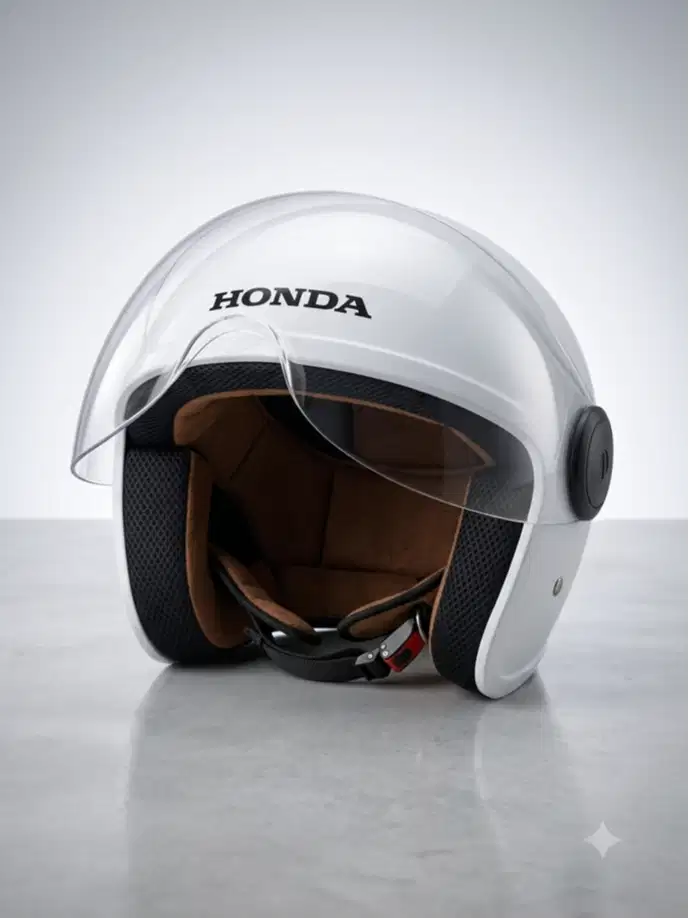 Helm Half Face Honda Original
